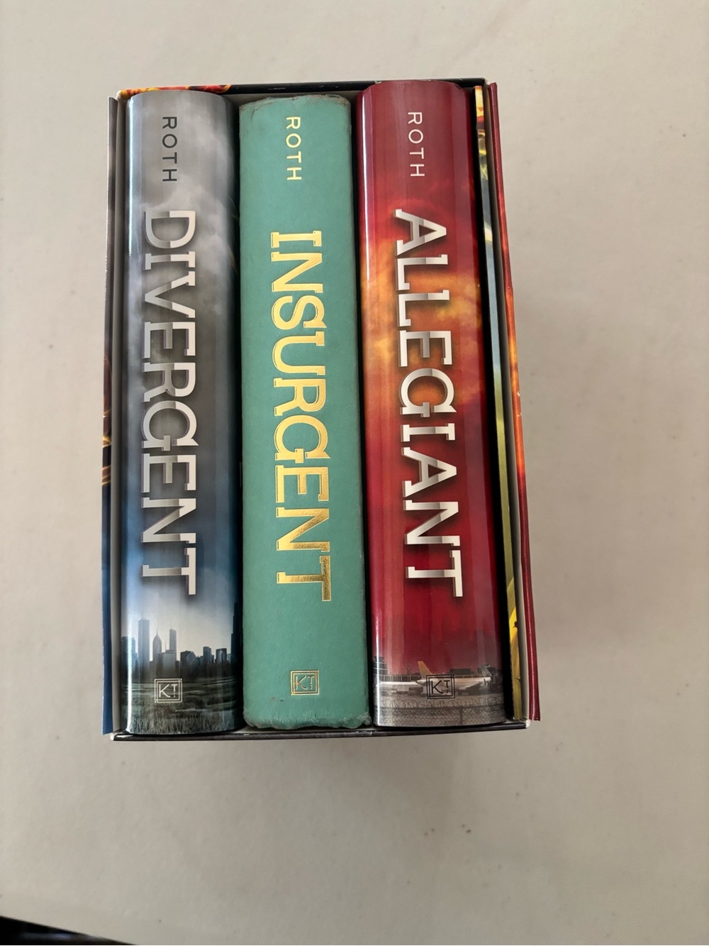 Divergent Series by Veronica Roth Trilogy Book Set in Blue, Teal, an